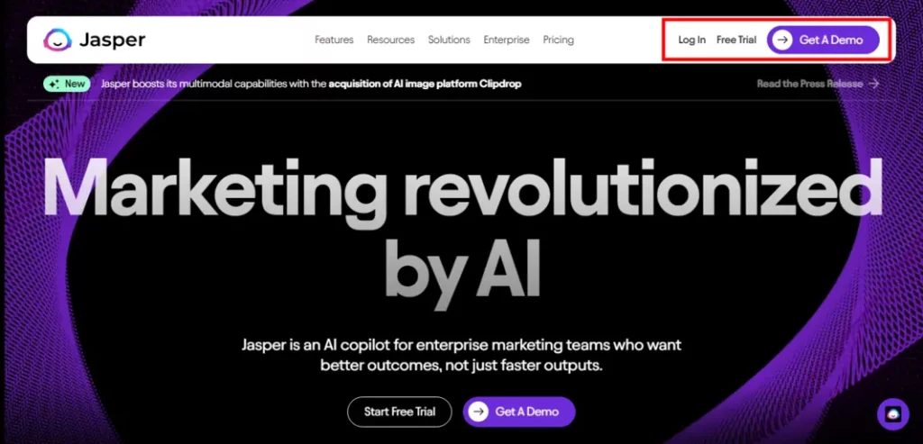 Connectez-vous à Jasper AI