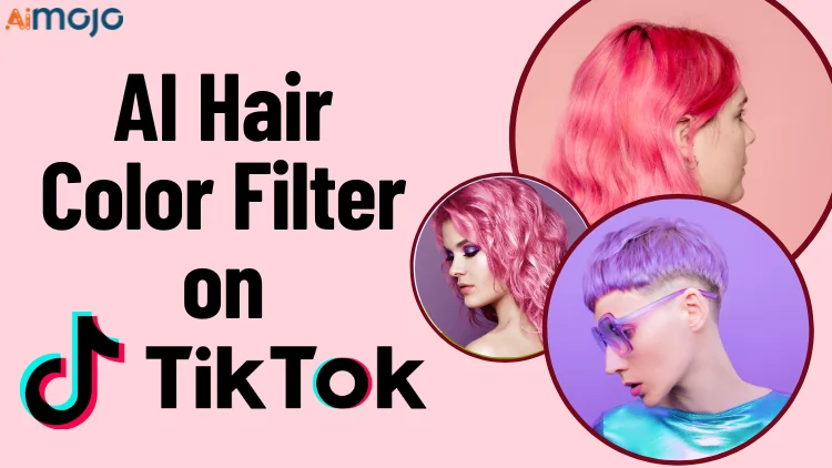 AI Hair Color Filter on Tiktok