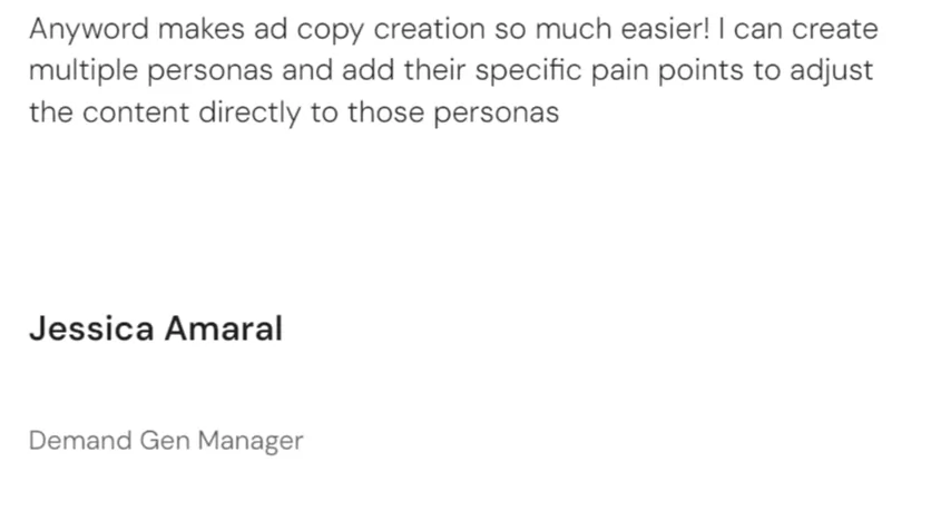 Anyword User Review2