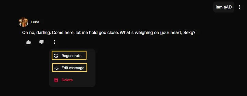 Sugarlab AI Chat with lena