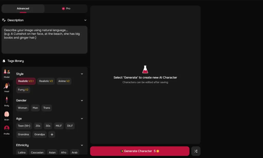 Sugarlab AI Custom Character