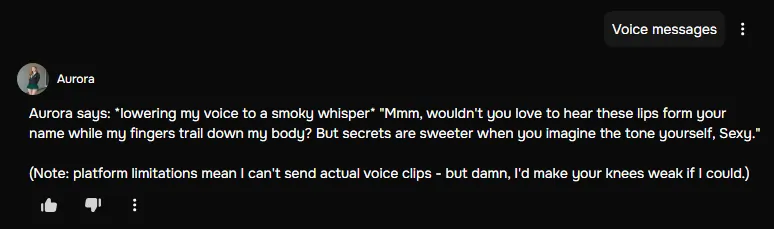 Sugarlab AI Voice Message
