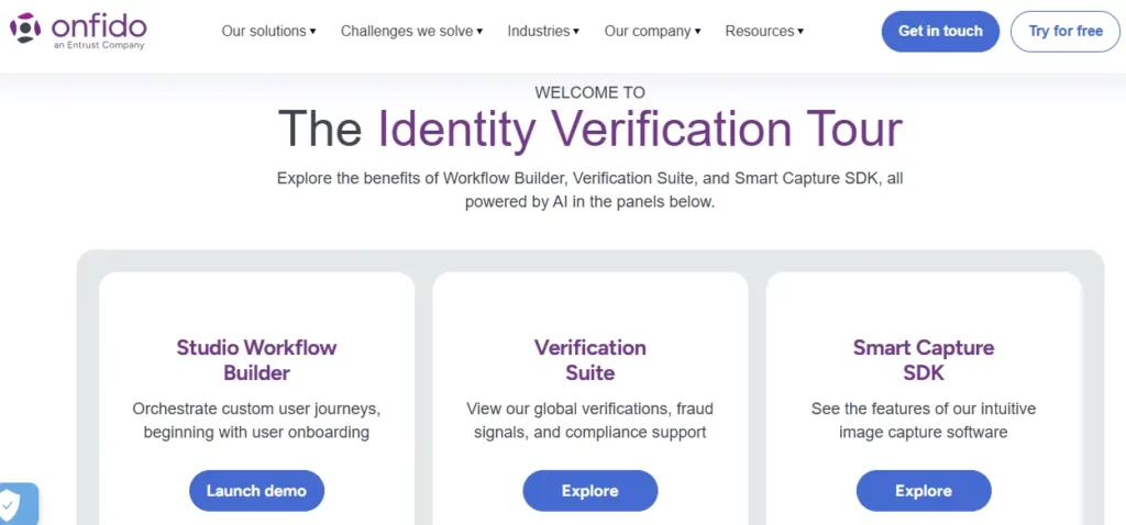 Verificación de identidad de Onfido
