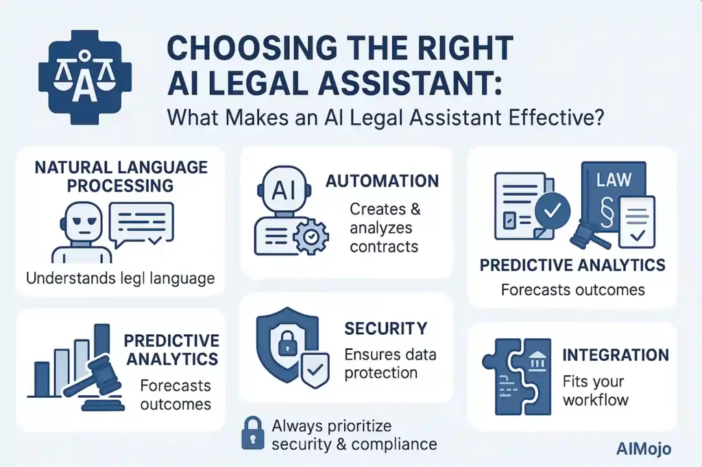 Essential Features to Evaluate in Your Next AI Legal Assistant
