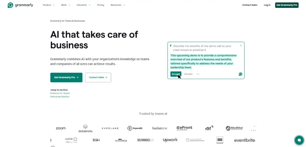 Grammarly Business