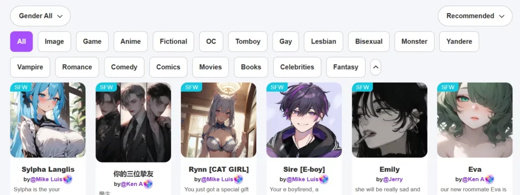 Heyreal AI Etiquetado extenso y géneros