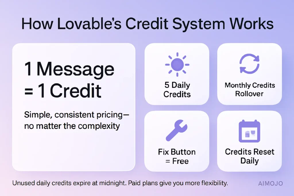 Lovable's Credit System