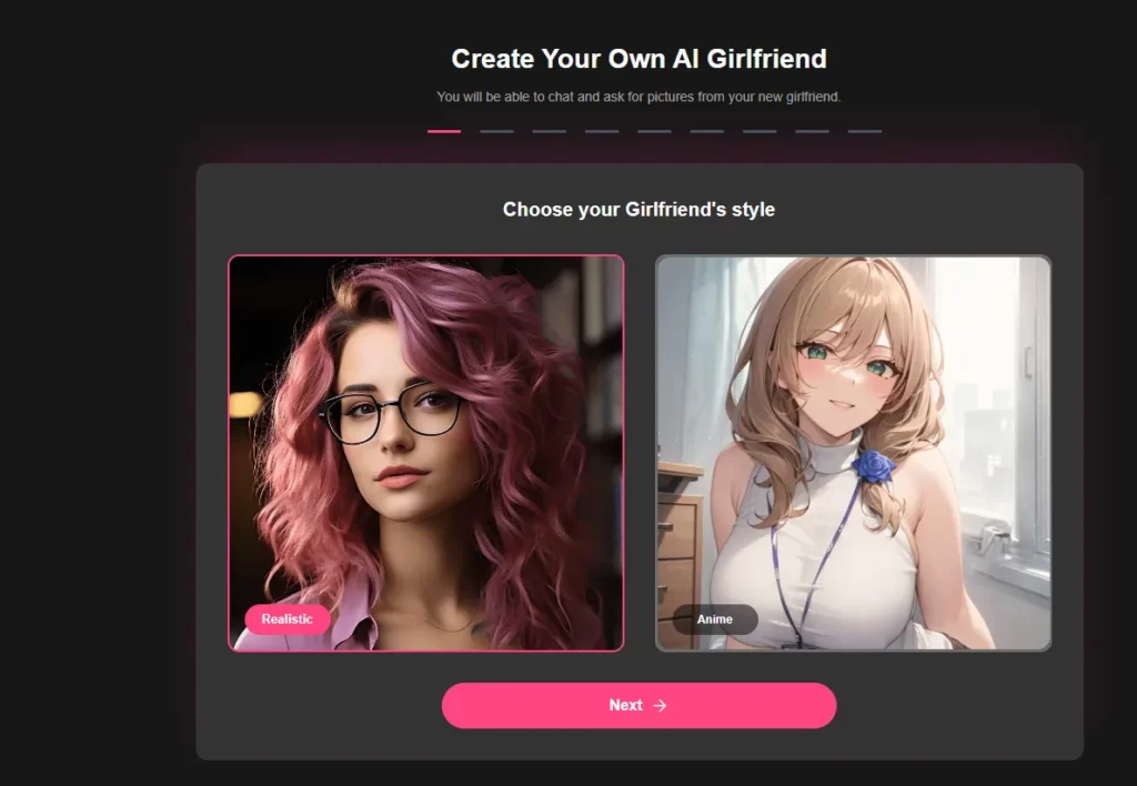 Makegirl AI Girlfriend Creation