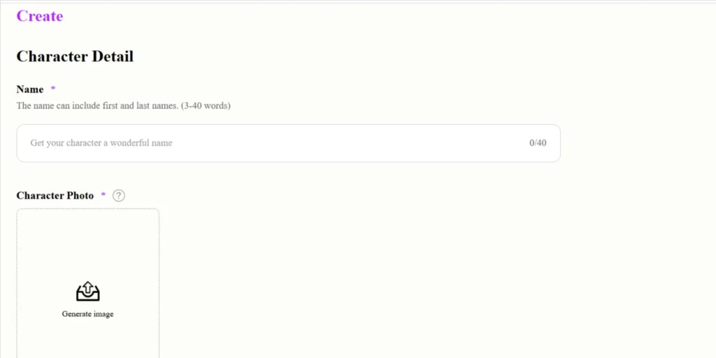 NSFWChat AI Character Creation