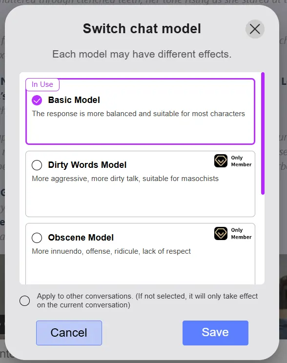 NSFWChat AI Chat Models