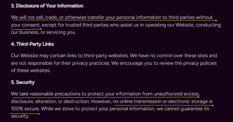 Ohchat - Content Privacy Policy