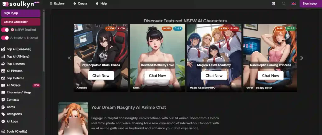 Soulkyn - AI Hentai Chatbot