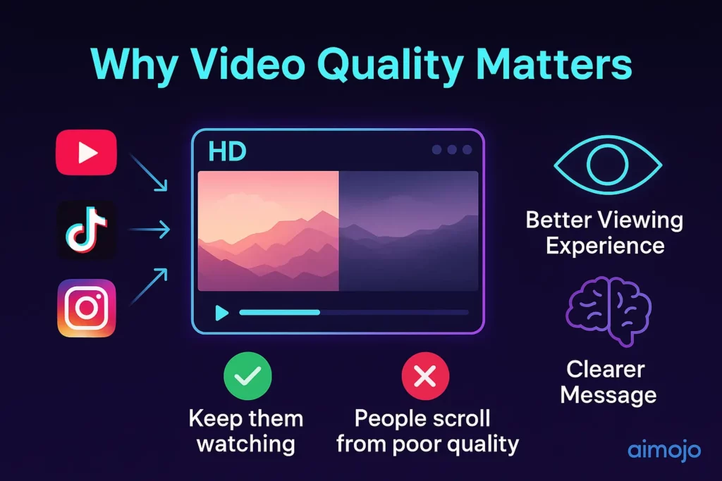 Por qué es importante la calidad del vídeo