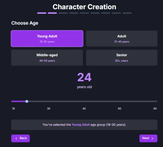 xMode AI - Character Age