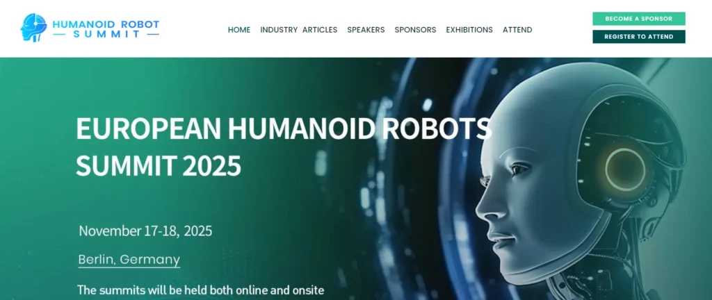 Sommet européen des robots humanoïdes 2025