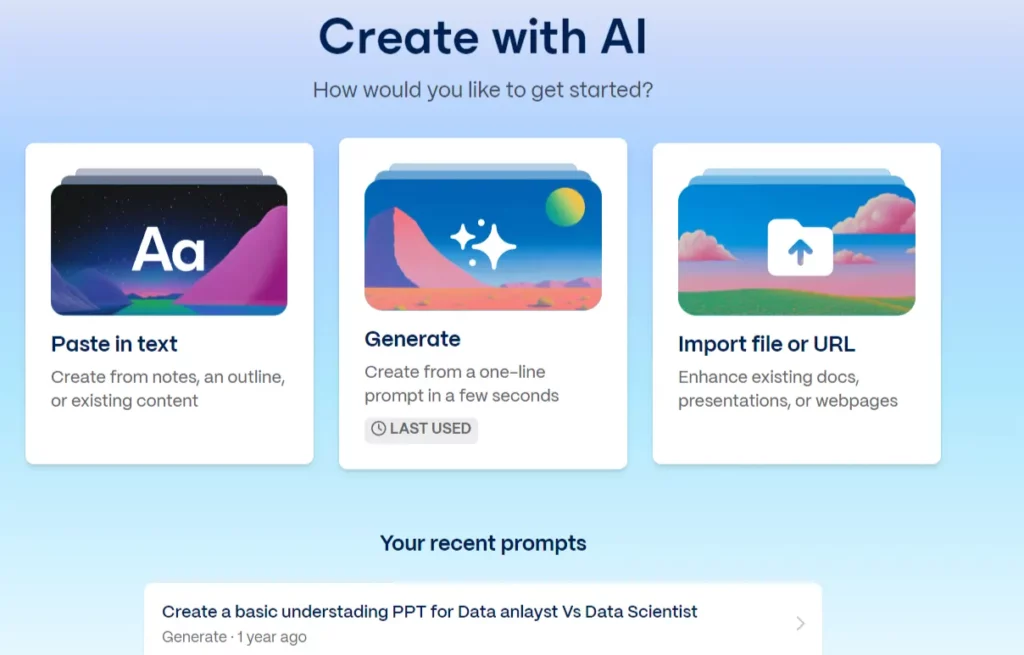 Gamma App AI-Powered Content Generation
