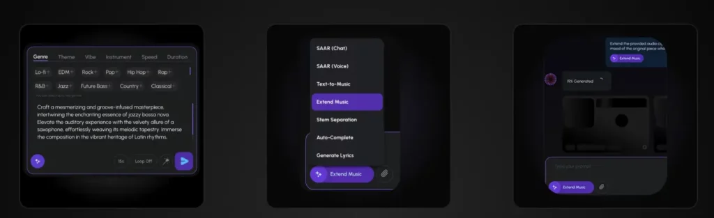 Soundverse AI AI Créateur de battements