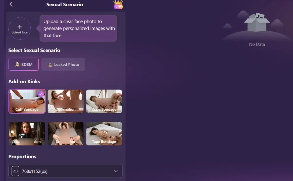 Undressly Модификации изображений