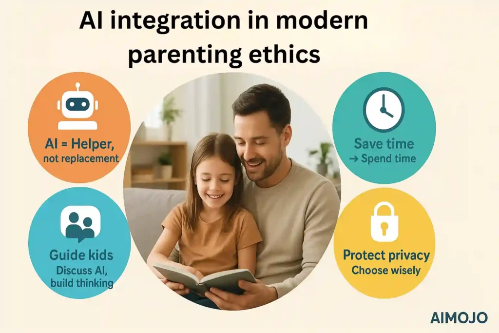 AI integración en la ética parental moderna