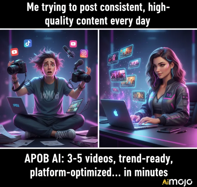 APOB AI automatyzuje tworzenie treści do mediów społecznościowych