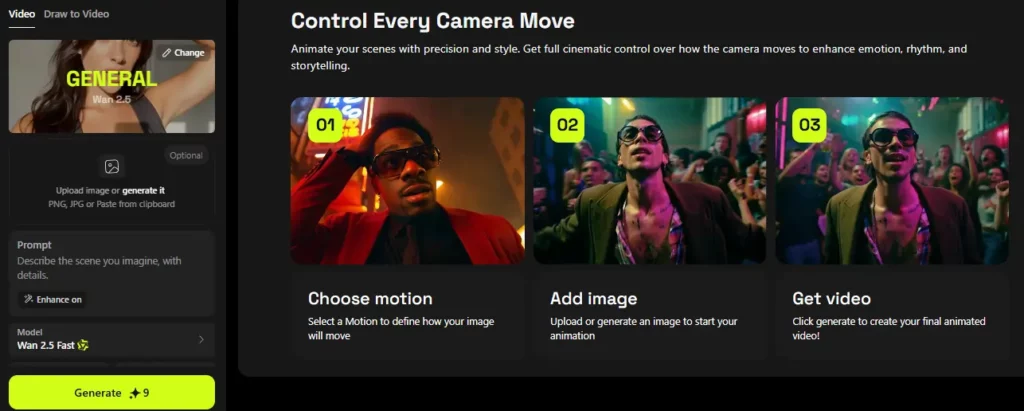 Хиггсфилд AI Текст в видео