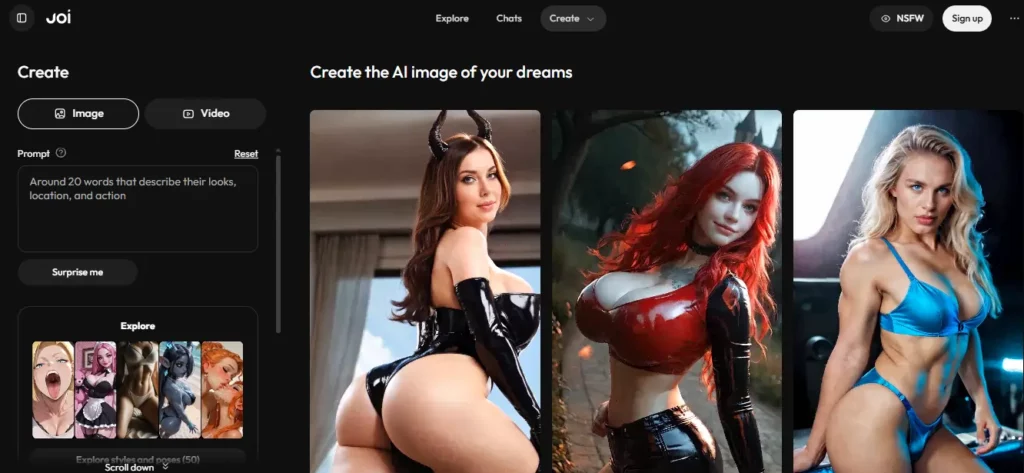 JOI AI - AI Generador de video