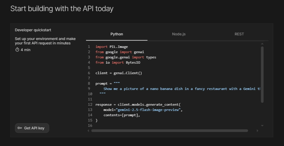 Nano Banana API Integration