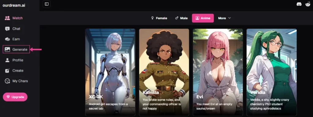 NášSen.ai - AI Hentai Generátor umění
