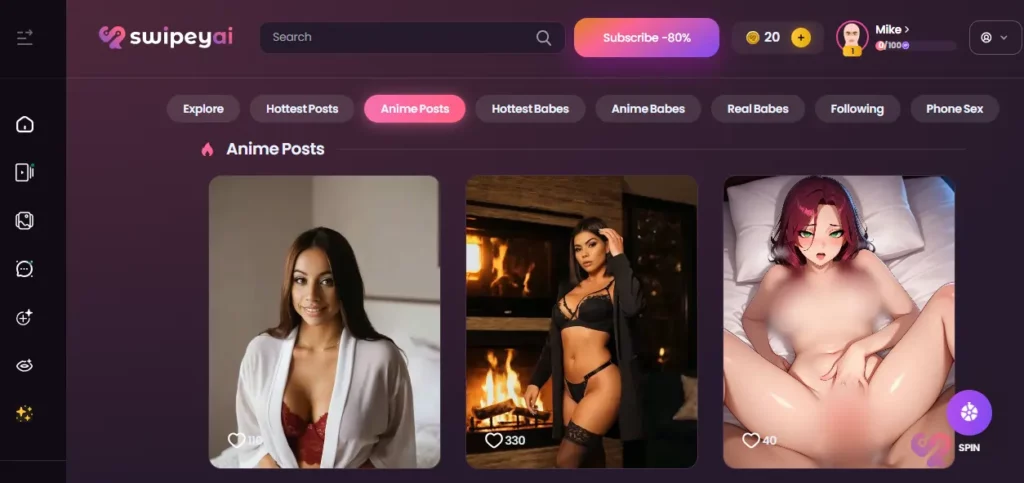 Swipey AI - Anime Characters