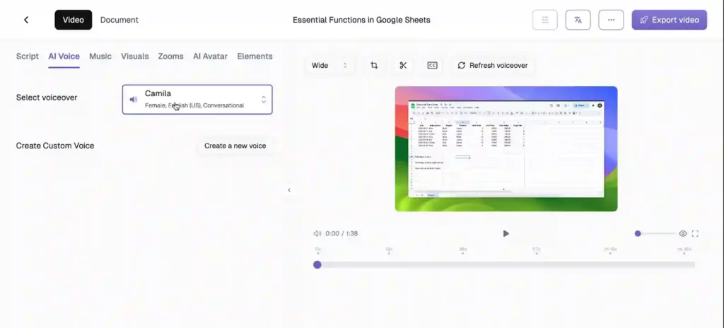 Uzyskaj dostęp do Trupeer.ai Biblioteka głosowa