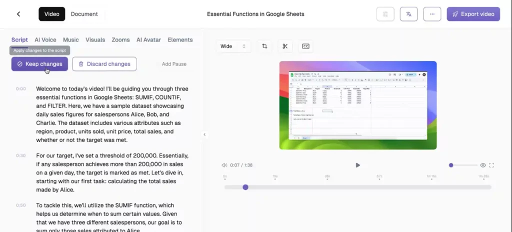 Generuj i synchronizuj AI Lektor z Trupeer.ai