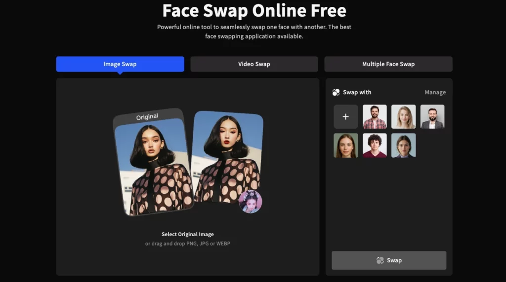Upload Photo in FaceSwapper AI To Swap faces