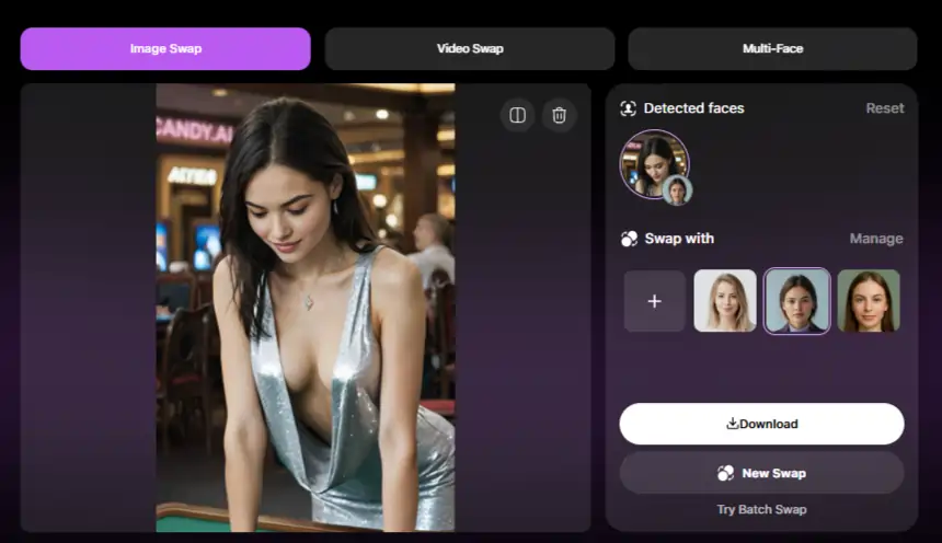 Faceswapper AI Face Swap Output