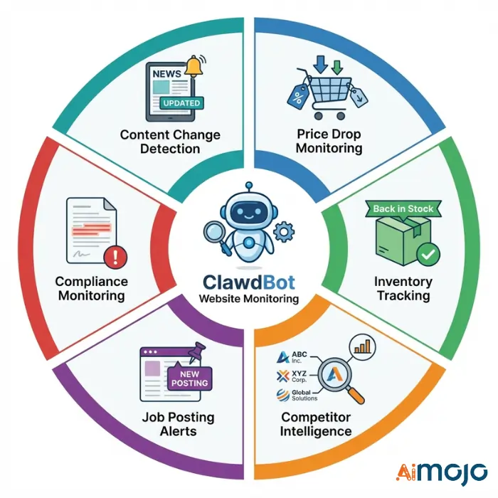 ClawdBot 웹사이트 모니터링
