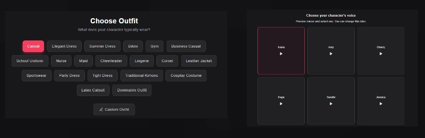 Design look - xchar AI