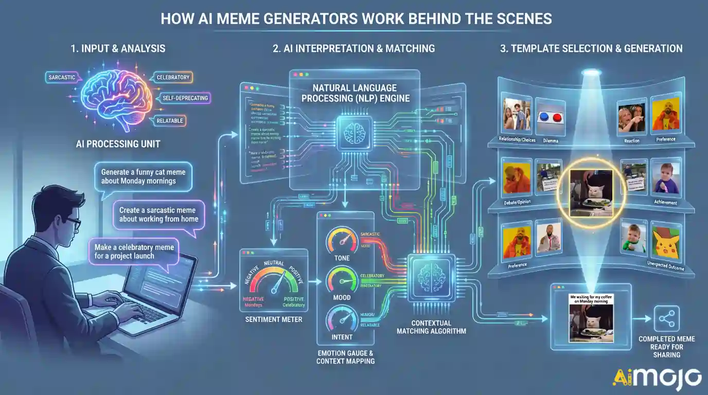 AI Meme Generation Process