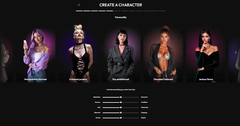 Joi AI- Personalizar personalidades