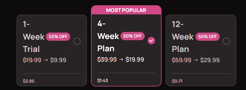 卢维亚 AI 定价计划