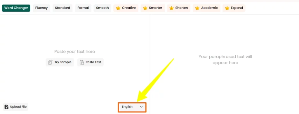 Parafrazare multilingvă Paraphraser.io