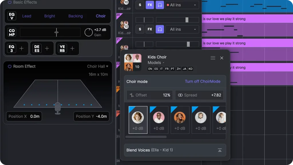 合唱モード ACE Studio