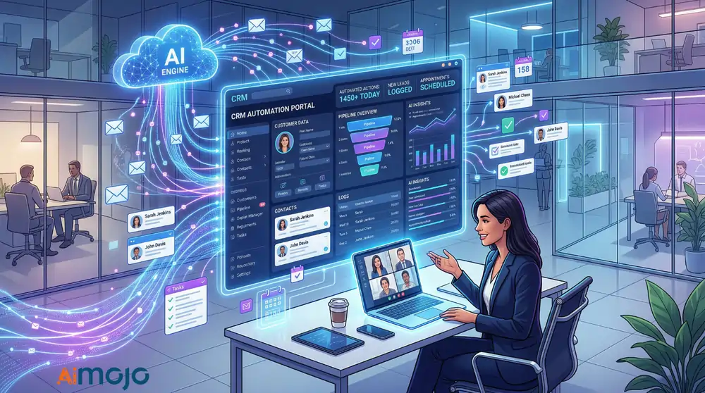 KI-gestützte CRM-Dateneingabe