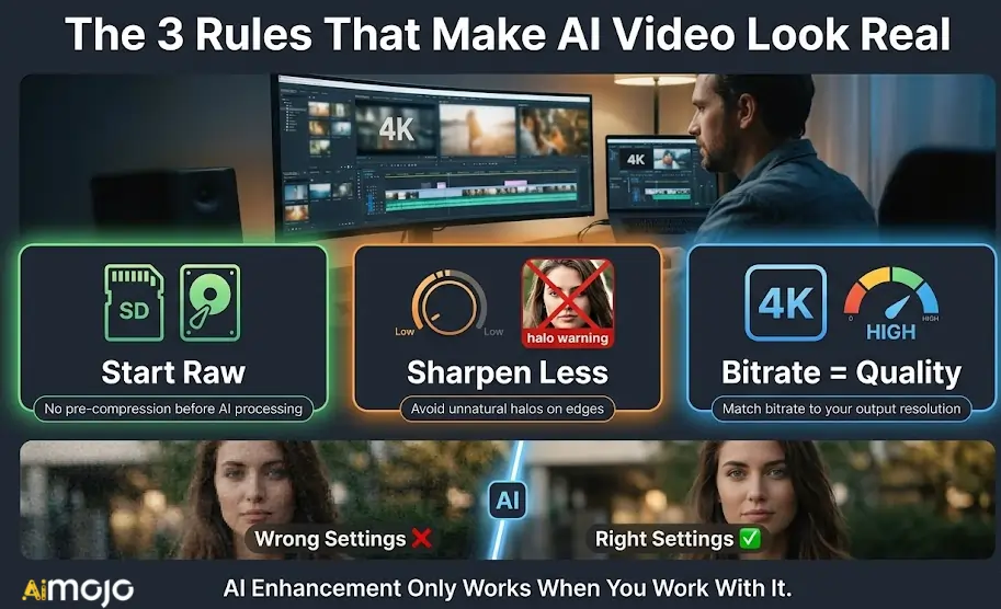 How AI video enhancement improves quality