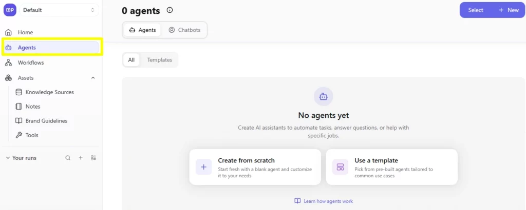 Herramientas integradas para agentes MindPal