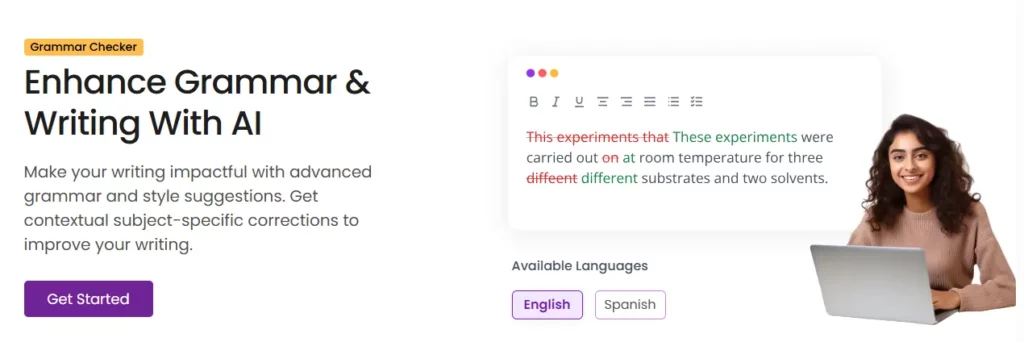 Grammar and Style Correction Trinka AI