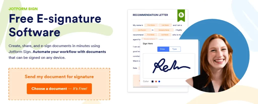 Jotform Sign - Jotform