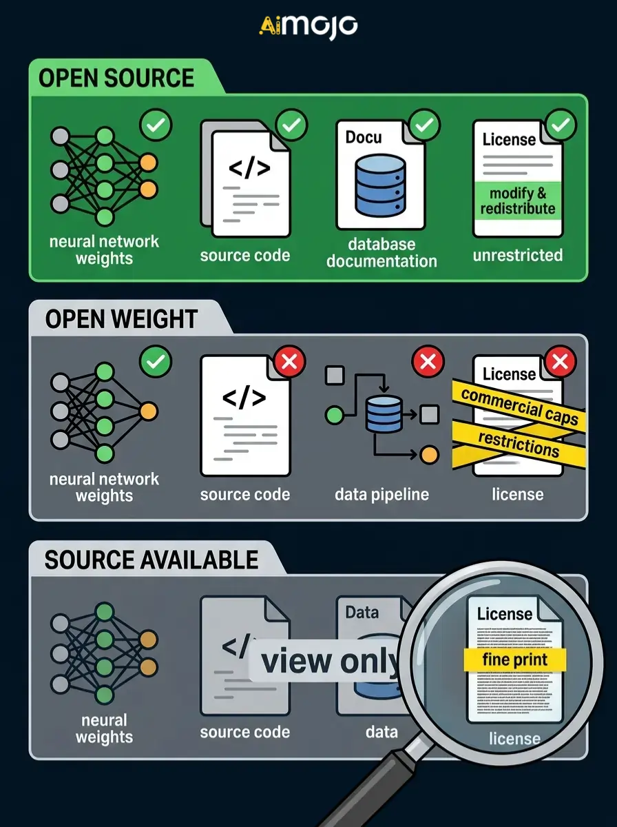 Open Source AI Kategorien 
