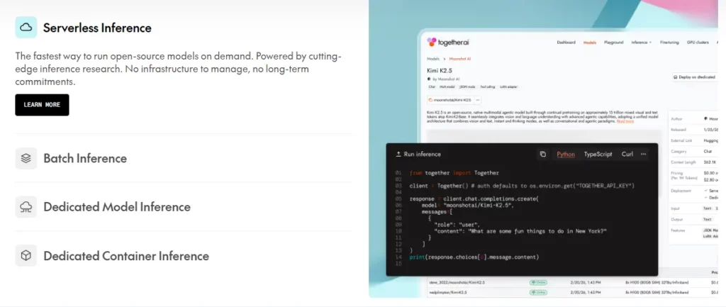 Bezserwerowe wnioskowanie razem ze sztuczną inteligencją