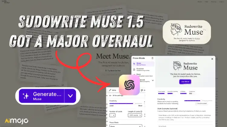 Sudowrite Muse 1.5 Got a Major Overhaul