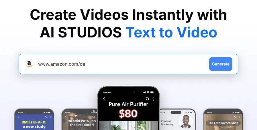 Преобразование текста в видео с помощью DeepBrain AI