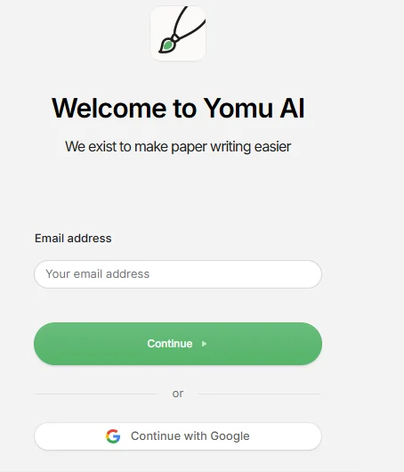 crea una cuenta en Yomu AI